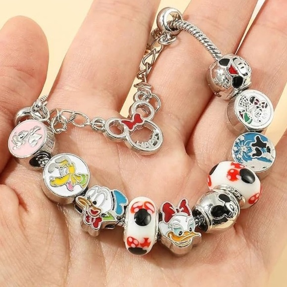 Disney Characters Charm Bracelet 7.9” - Picture 6 of 9